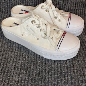 Tommy Hilfiger tennis shoe slides